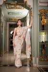 Nirzari By Ynf7007 Georgette Printed With Pearl Lace Border Sarees Wholesalers In Delhi